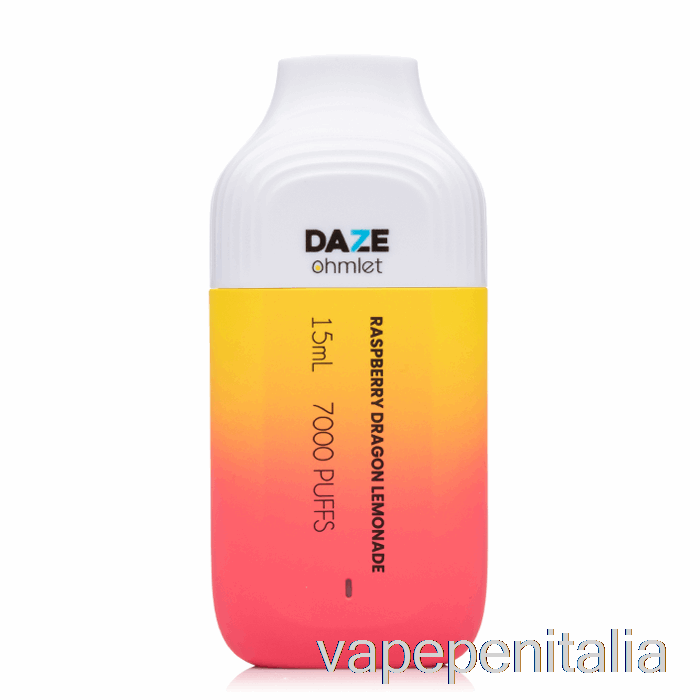 Vape Italia 7 Daze Ohmlet 7000 Limonata Lampone Drago Usa E Getta